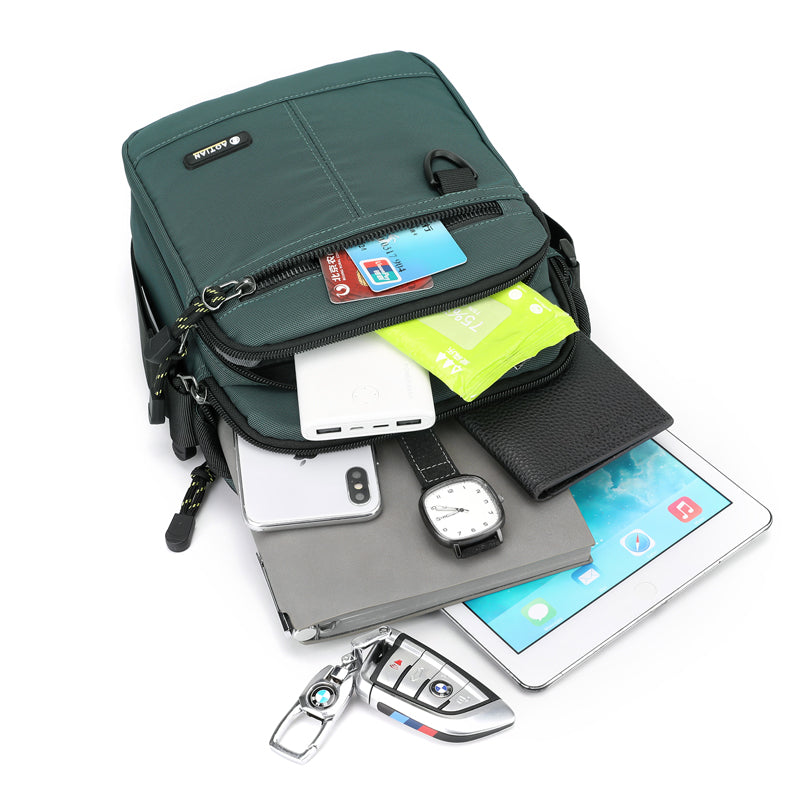 83018 🎒 The ULTIMATE Crossbody Bag – Slim Protection, Max Style (25×19×10cm)