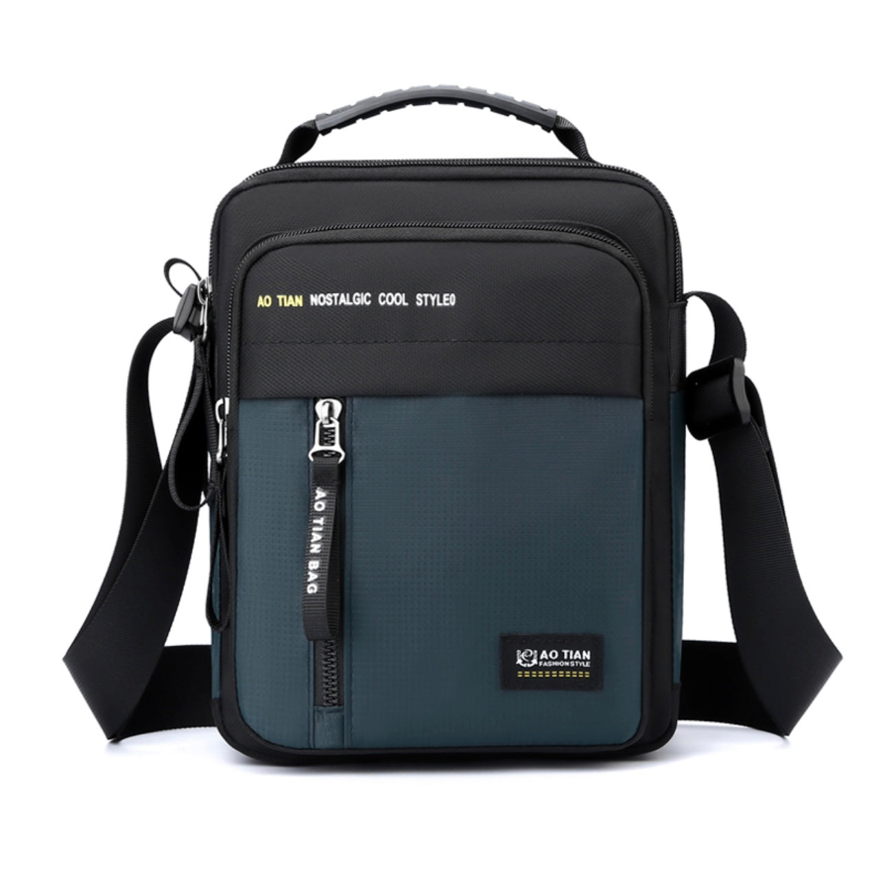 8605🎒 40THAN NOSTALGIC COOL STYLEE iPad Crossbody Bag (25×19×11cm) – Retro Meets Modern Tech!