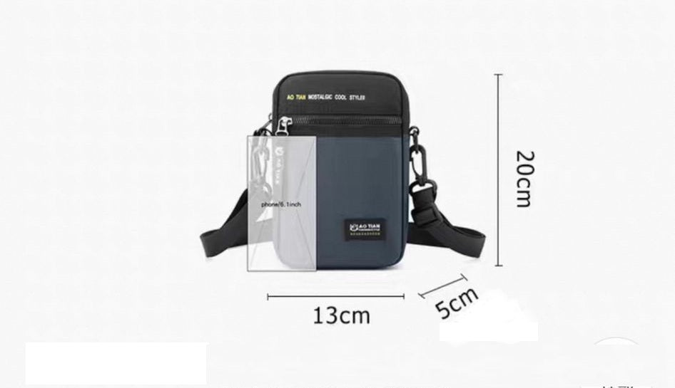 8646 🎒 The PERFECT Everyday Crossbody Bag – Stylish, Spacious & Super Functional! (20×15×13cm)