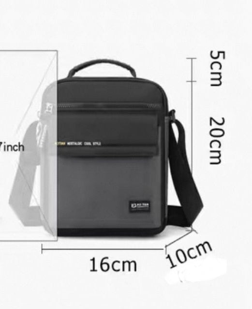 4118🎒 ADTIAN Nostalgic Cool Crossbody Bag – Retro Vibes, Modern Function (20×16×10cm)