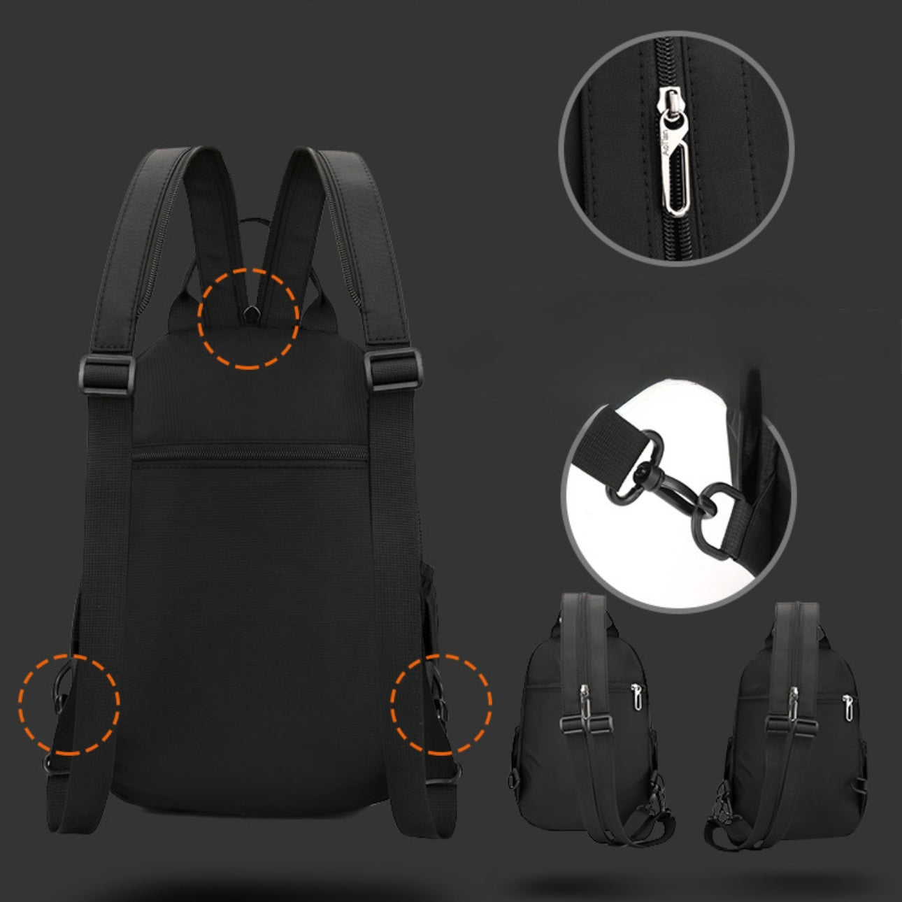 83027 ✨ Pro Back Pack Sling – The SMART Way to Carry Your 9.7" iPad & Essentials (31×22×10cm)