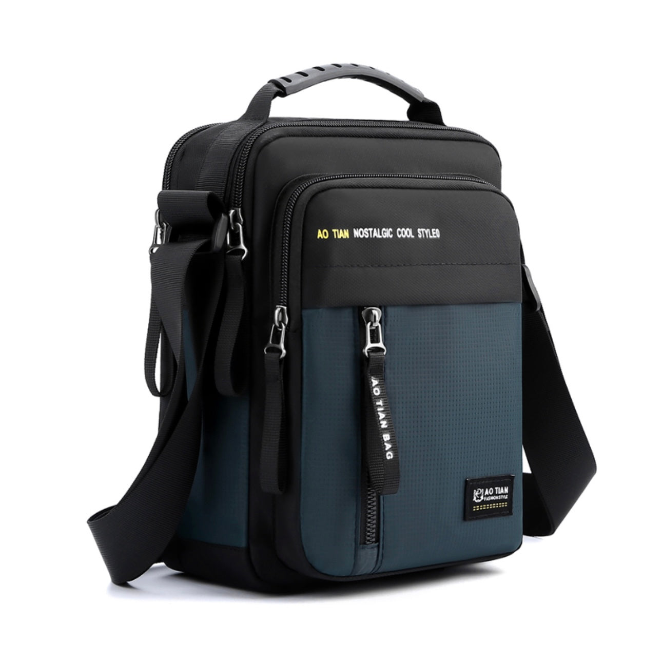 8605🎒 40THAN NOSTALGIC COOL STYLEE iPad Crossbody Bag (25×19×11cm) – Retro Meets Modern Tech!