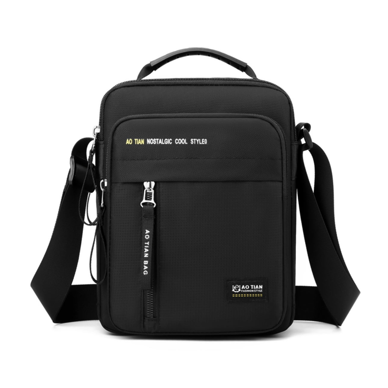 8605🎒 AOTIAN COOL STYLEE iPad Crossbody Bag (25×19×11cm) – Retro Meets Modern Tech!