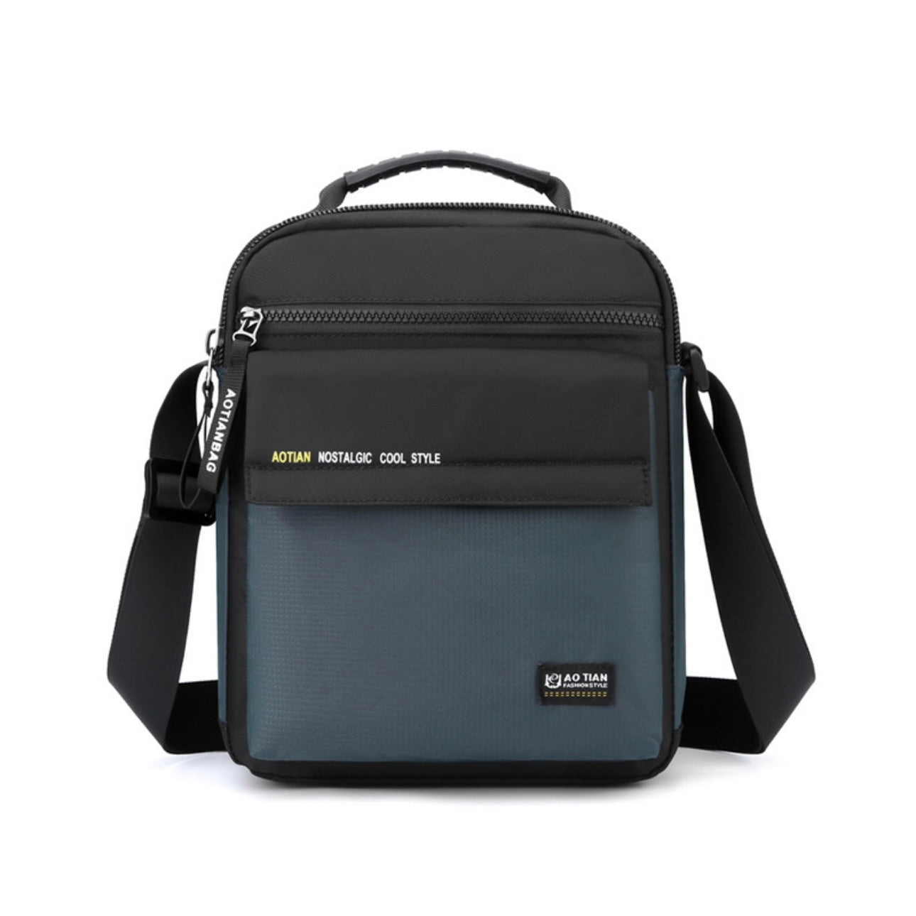 4118🎒 ADTIAN Nostalgic Cool Crossbody Bag – Retro Vibes, Modern Function (20×16×10cm)