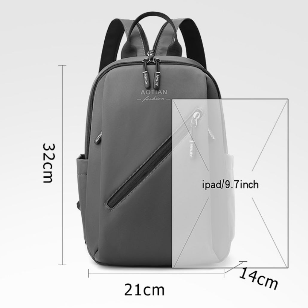 76802🎒 AOTIAN Pro Tech Backpack – Your 9.7" iPad's Ultimate Travel Companion (32×21×14cm)