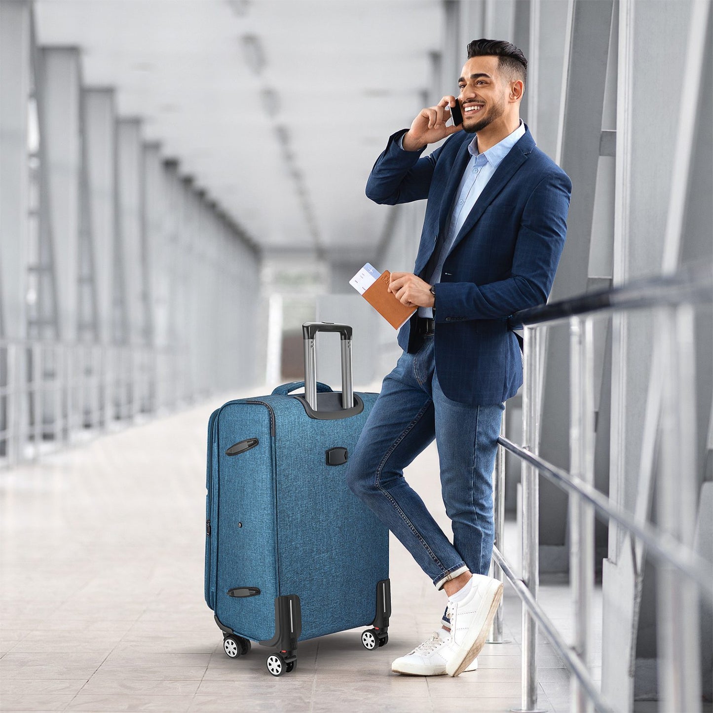 Oxford cloth suitcase men and women universal wheel suitcase durable large capacity suitcase 20 inch 24 inch 28