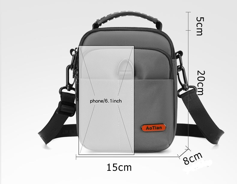 7685🎒 AoTian Essentials Crossbody Sling – Compact &amp; Stylish (20×15×8cm)