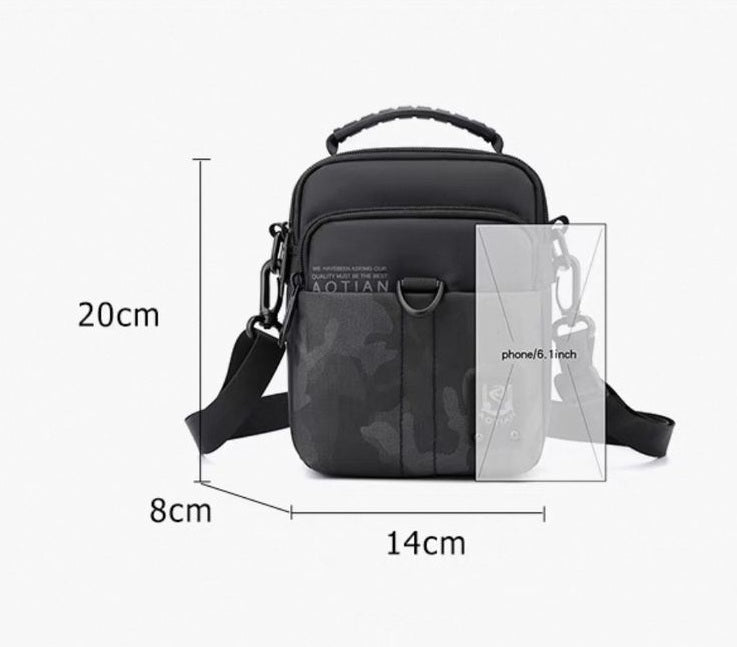 7681 Sleek & Secure Cross-Body Phone Bag – Hands-Free Convenience for Your 6.1" Device!
