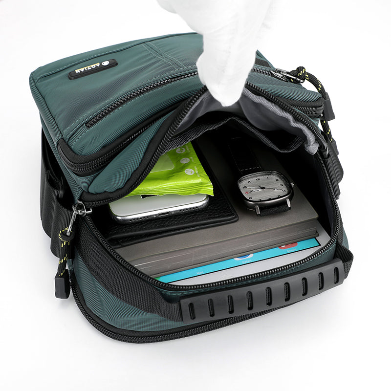 83018 🎒 The ULTIMATE Crossbody Bag – Slim Protection, Max Style (25×19×10cm)